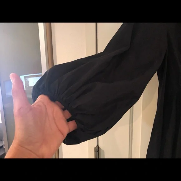 Free People Shirt Drop Waist Button Dress Sz M - Picture 6 of 11